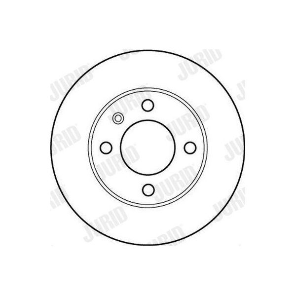 2X Disco Freno Jurid 562171JC Per Vw Golf Iv Hatchback (1J1) Lupo (6X1 6E1)-image