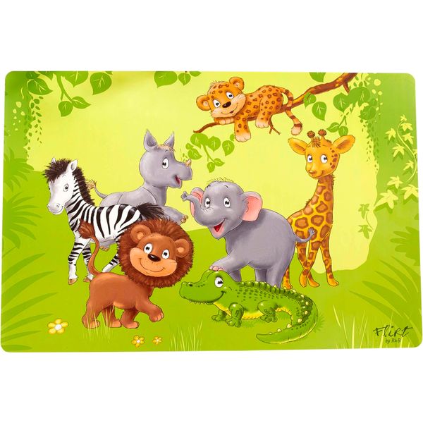 Ritzenhoff & Breker Platzmatte FüR Kinder Dschungeltiere, Tischset, Kinder, Kunststoff, 30 X 45 Cm, 316261-image