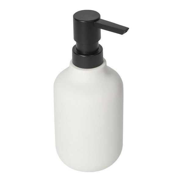 Sapho Chloé - Distributore Di Sapone Da Appoggio, Tappetino Bianco CH031-image