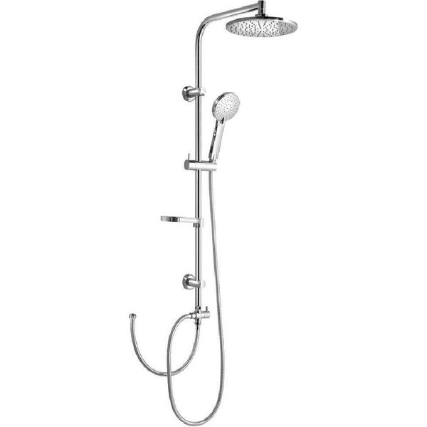 Aqualine Docce - Set Doccia Zara Senza Miscelatore, 220 Mm, 1 Flusso, Cromo SL420-image