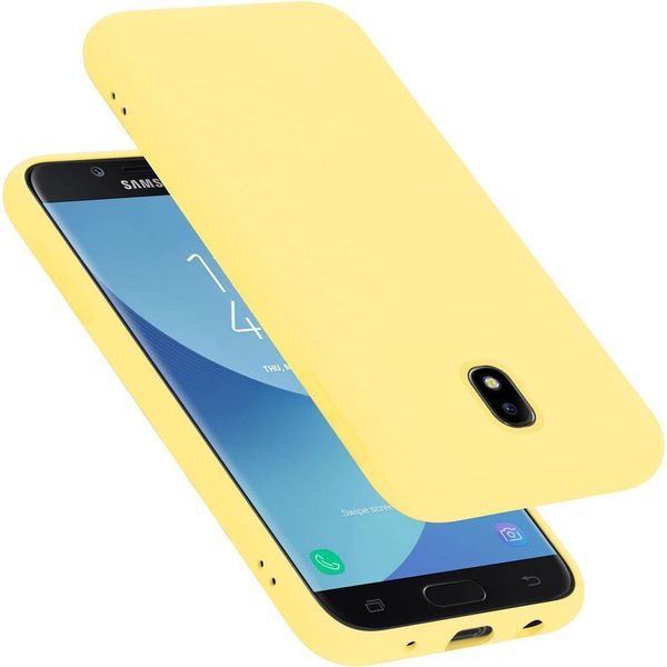 Cadorabo Custodia Protettiva Per Samsung Galaxy J5 2017 Custodia In Giallo Telefono Cellulare Custodia Cover Tpu Etui-image