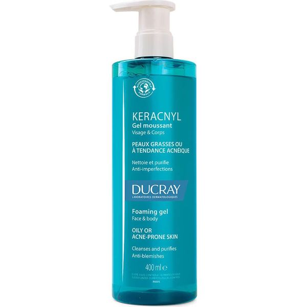 Ducray Keracnyl Gel Schiumogeno 400 Ml-image