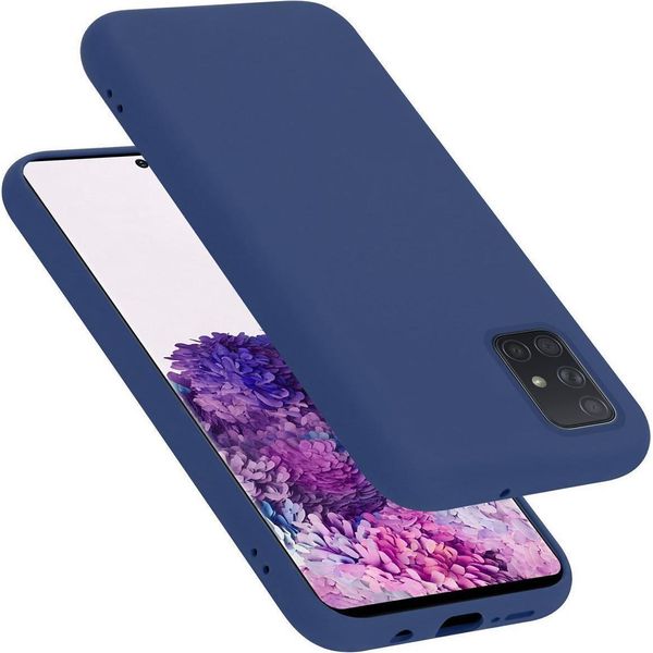 Cadorabo Custodia Protettiva Per Samsung Galaxy A51 5G In Blu Custodia Del Telefono Cellulare Custodia Cover Tpu Etui-image