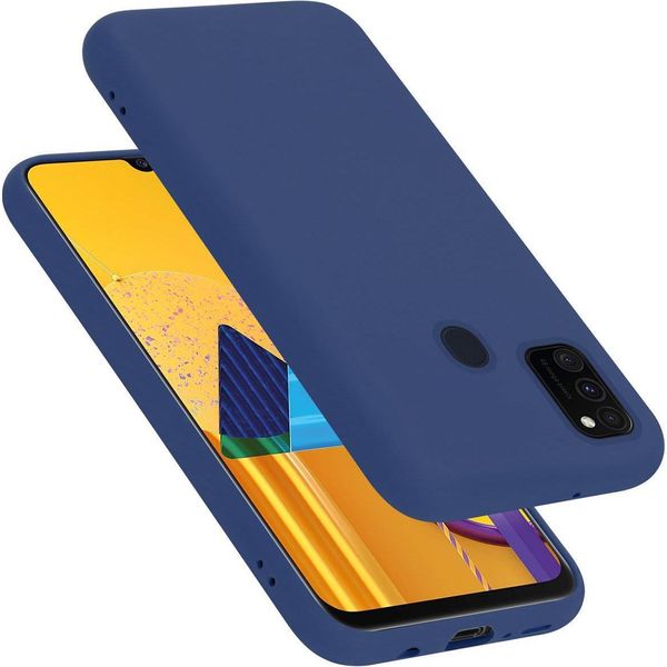 Cadorabo Custodia Protettiva Per Samsung Galaxy M21 / M30S Custodia In Blu Telefono Cellulare Custodia Cover Tpu Etui-image
