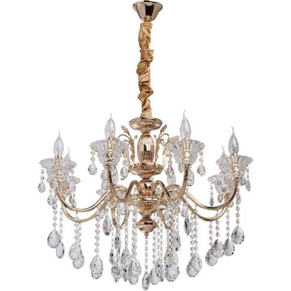 Casa Padrino Lampadario Barocco In Cristallo Oro Ø 72 X H. 100 Cm - Magnifico Lampadario In Stile Barocco - Mobili Barocchi-image