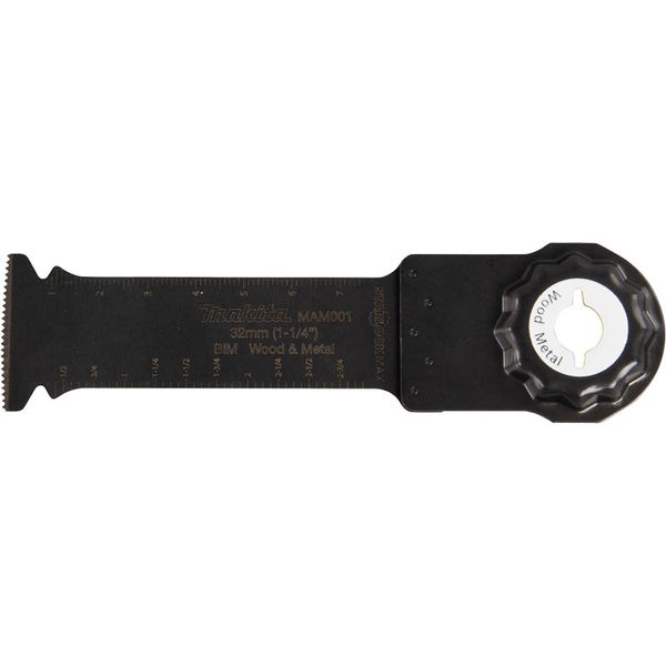 Lama Da Taglio A Tuffo Makita, 32 Mm Starlock Max - 20 Tpi - Bim - MAM001 - Legno / Metallo-image
