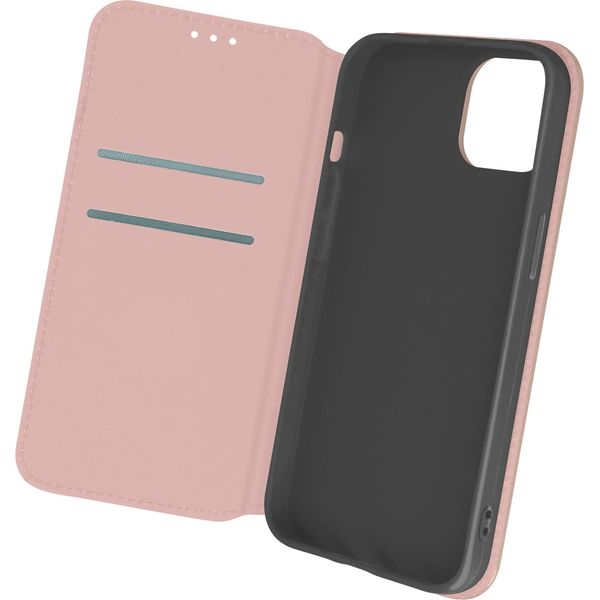 Cover In Ecopelle Classic Edition, Custodia Flip Per Apple Iphone 13 - Oro Rosa-image