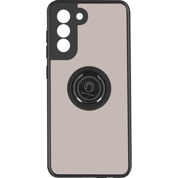 Avizar, Custodia Ibrida Per Cellulare Con Supporto Ad Anello Per Samsung Galaxy S21 Fe, Nero-image