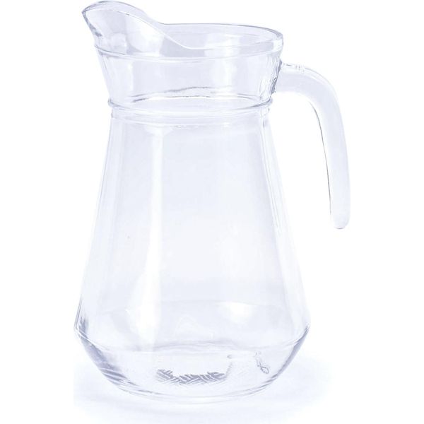 Caraffa Per Acqua Caraffa Per Bevande Caraffa Per Succhi Di Frutta Caraffa Per Acqua Caraffa Per Succhi Di Frutta Vetro Crema 1,3 L-image