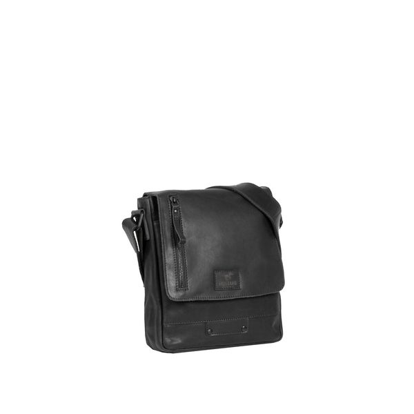 Mustang Pelle Borsa A Tracolla San Marino Leather Crossbody Bag Black Nero-image