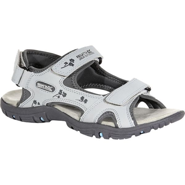 Regatta - Sandali Donna "Haris"" RG4525 (37 Eu) (Grigio Acciaio Chiaro/Grigio Granito)"-image