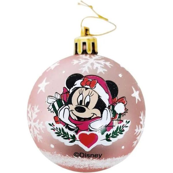 Arditex WD14012 Confezione Da 10 Palline Albero Di Natale Diametro 6Cm. Disney-Minnie.-image