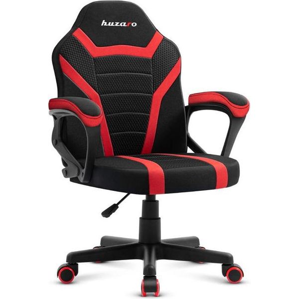 Gaming Chair For Children Huzaro Ranger 1.0 Red Mesh Black Red-image