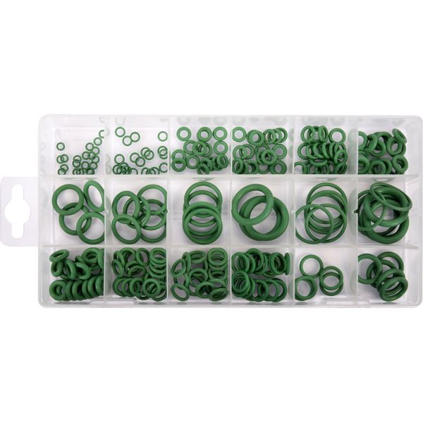 Assortimento Di O-Ring Hnbr, 225 Pezzi, Per Condizionatori D'aria – 18 Misure In Un Organizer-image