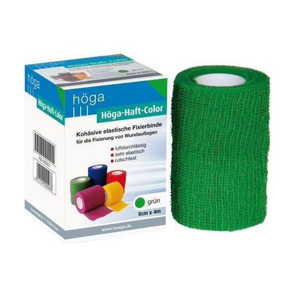 HöGa-Haft-Color 8Cmx4M Verde 1 Pz-image