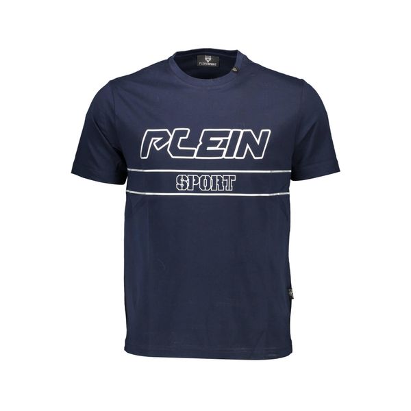 Plein Sport T-Shirt Da Uomo In Tessuto Blu SF9561 - Taglia: 2XL-image