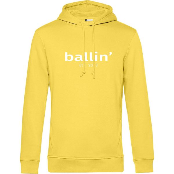 Felpa Con Cappuccio Ballin Est. 2013 Basic Yellow - Grande Xxl-image
