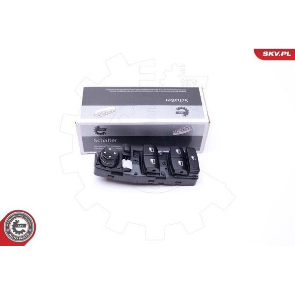Esen Skv 37SKV043 Interruttore Alzacristalli Per Bmw 5 Touring (F11) Interruttore Alzacristalli Anteriore-image