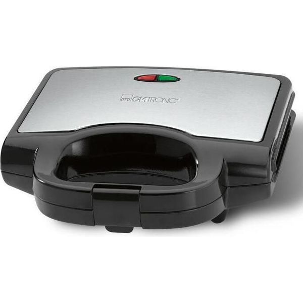Clatronic St 3778 Nero-Inox Tostapane A 2 Scomparti Per Sandwich-image