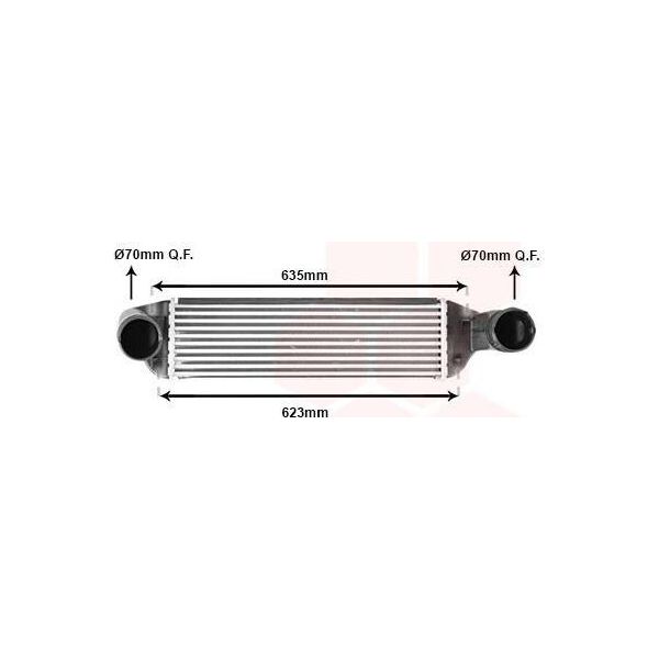 Van Wezel 06004581 - Intercooler Oe 17513453726 Per X3 (E83)-image