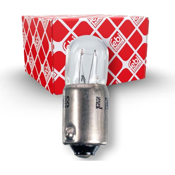 1X Febi Bilstein 173302 T4W Lampadina A Sfera Per Spazio/Luce Di Segnalazione 4W 24V Ba9S-image