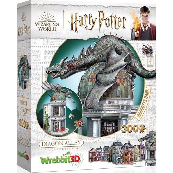 Wrebbit Puzzle 3D 330 El. Banca Gringotta Hp-image