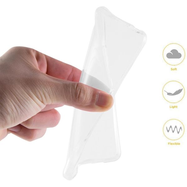 Cadorabo Custodia Per Motorola Moto G51 5G Cover Protettiva In Tpu Trasparente Protettivo Silicone Cover Etui Case-image