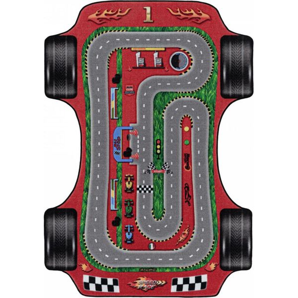 140X200 Cm Tappeto A Pezzi Play 2907 Rosso-image