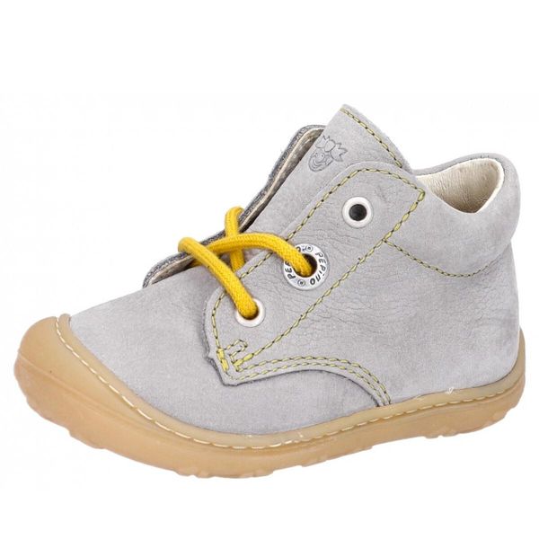 Ricosta Cory 5012001034 Scarpe Da Passeggio Per Bambini, Pelle, Grafite, Scarpe Basse, Larghe - Scarpe Da Passeggio Per Bambini Numero 18 - 26, Grigio, Pelle (Barbados)-image
