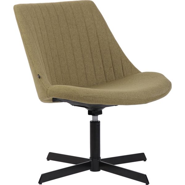 Clp Lounger Granby In Tessuto Con Struttura E Schienale In Metallo, Verde-image