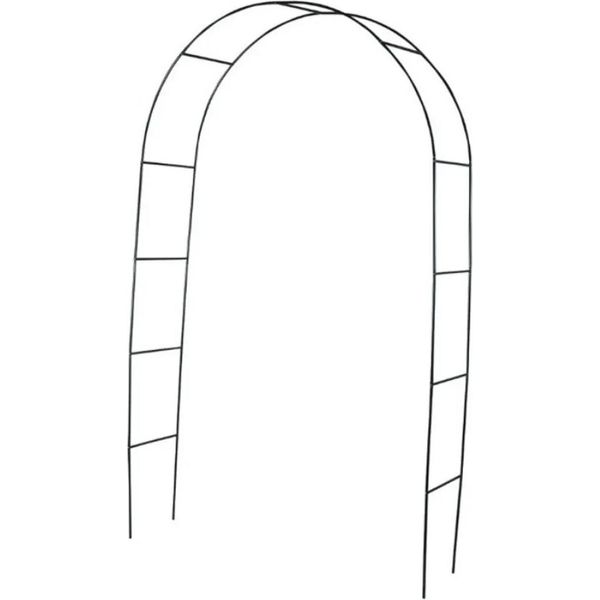 Arco Per Rose Per Piante Rampicanti Aiuto Per L'arrampicata Delle Rose Acciaio Rivestito 240 Cm-image
