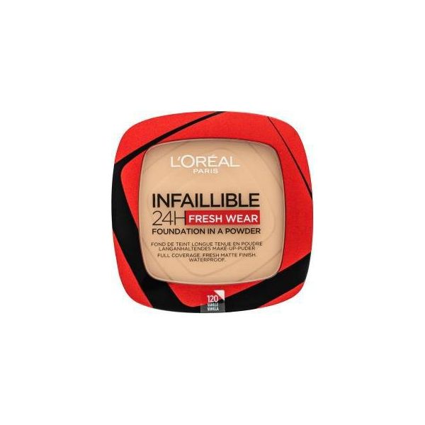 L'oréAl Paris Infaillible 24H Fresh Wear Foundation In A Powder Trucco In Polvere Con Effetto Opacizzante 120 9 G-image