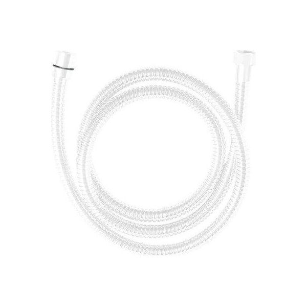 Tubo Doccia Design, Espandibile 1500-1800 Mm Bianco-image
