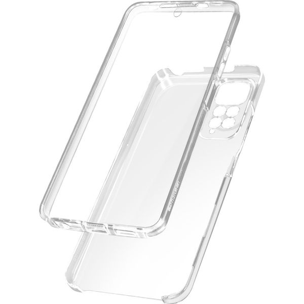 Avizar, Custodia Protettiva Xiaomi Redmi Note 11 / Note 11S, Fronte + Retro, Trasparente-image