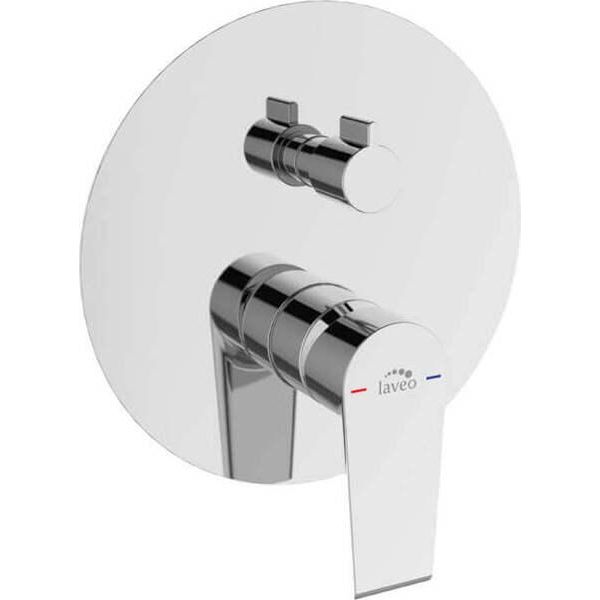 Miscelatore Da Incasso Per Doccia Di Design Con Valvola Deviatrice Cromo-image