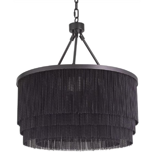 Casa Padrino Lampadario In Acciaio Color Bronzo Ø 60 X H. 68 Cm - Lampadario Rotondo Per Hotel E Ristoranti - Qualità Eccellente-image