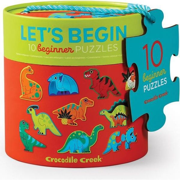 Crocodile Creek - Puzzle Dinosauro Let's Start - 2 Pezzi-image