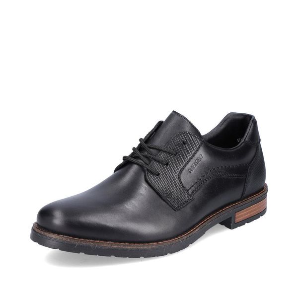 Rieker Scarpa Stringata Da Uomo 14603-00 Nero, Misura 41 - 46, Pelle-image