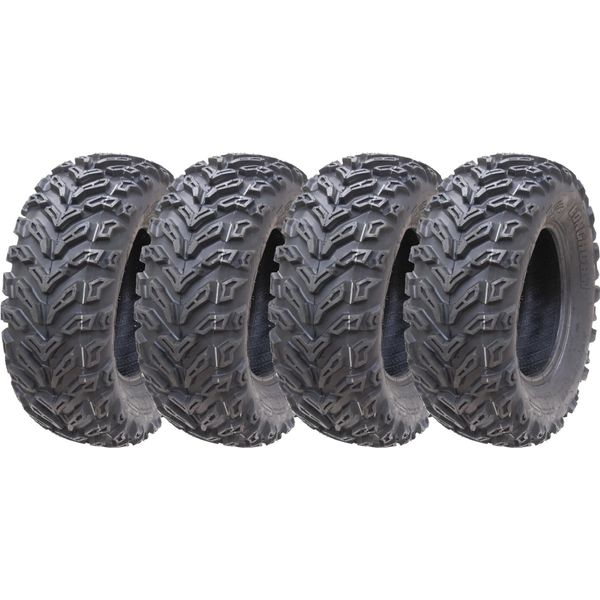 25X8.00-12 Pneumatici Atv Quad 6Ply Wanda P3103 E-Marked Road Legal (Set Di 4)-image