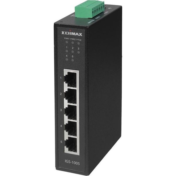 Edimax IGS-1005 Switch Edimax Industrial 5-Port Gbe Unmanaged IP30-image