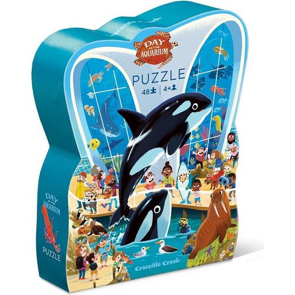 Puzzle Da Pavimento Crocodile Creek Giorno Al Museo - Acquario (48 Pezzi)-image