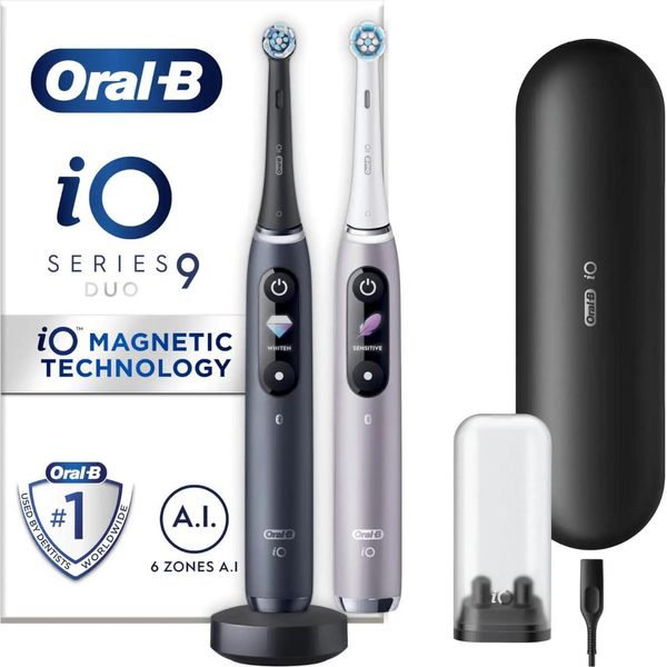Oral-B Io Series 9 Black Onyx/Rose Quartz Con 2° Manipolo-image