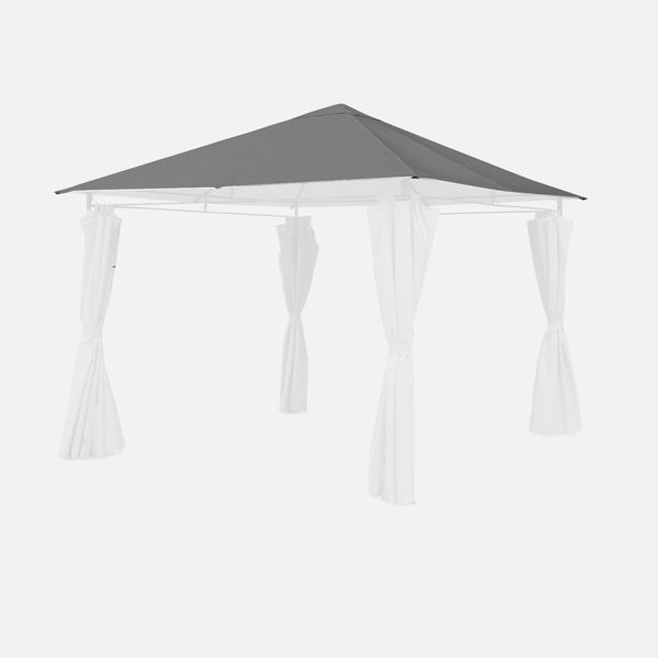 Copertura Per Pergola 3X3M, Grigio-image