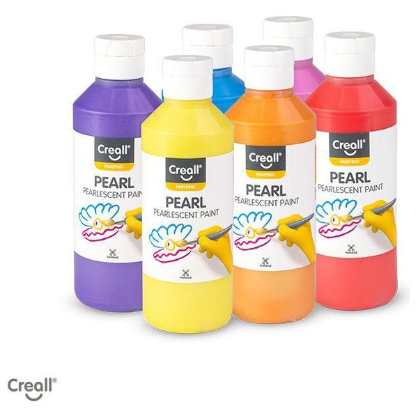 Creall Pearl Set Di Colori Perlati 6X 250Ml-image