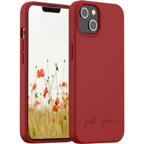 Just Green, Custodia Protettiva Per Iphone 13 Natura Recyclable, Rosso-image