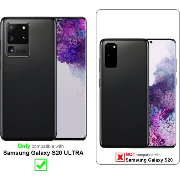 Cadorabo Custodia Protettiva Per Samsung Galaxy S20 Ultra Case Design Blu Custodia Per Cellulare Custodia Protettiva Custodia Magnetica Custodia Cover-image