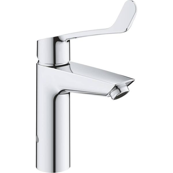 Grohe Eurosmart Mitigeur Monocommandé Pour Lavabo, M-Size, Saillie 122Mm, Sans Vidage, Levier Long, Anti-BrûLure Thermique, 23985003, 23985003-image