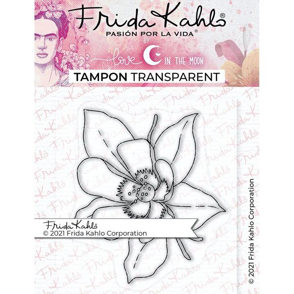 Timbro Trasparente - Fiore Esotico 3 - 9,5 X 6,5 Cm-image