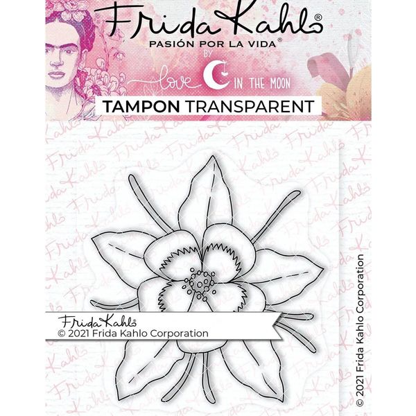 Timbro Trasparente - Fiore Esotico 2 - 9,5 X 6,5 Cm-image