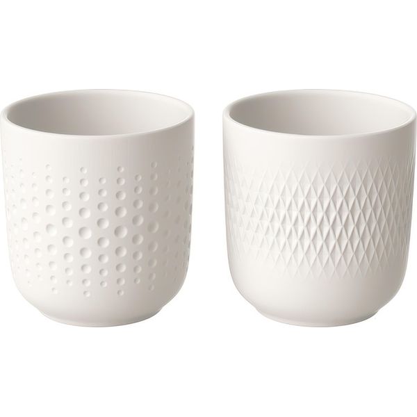 Villeroy & Boch Manufacture Collier Blanc Set Di Tazze 2 Pezzi.-image
